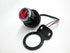 Stop calavera para motos trasera con boton cromado